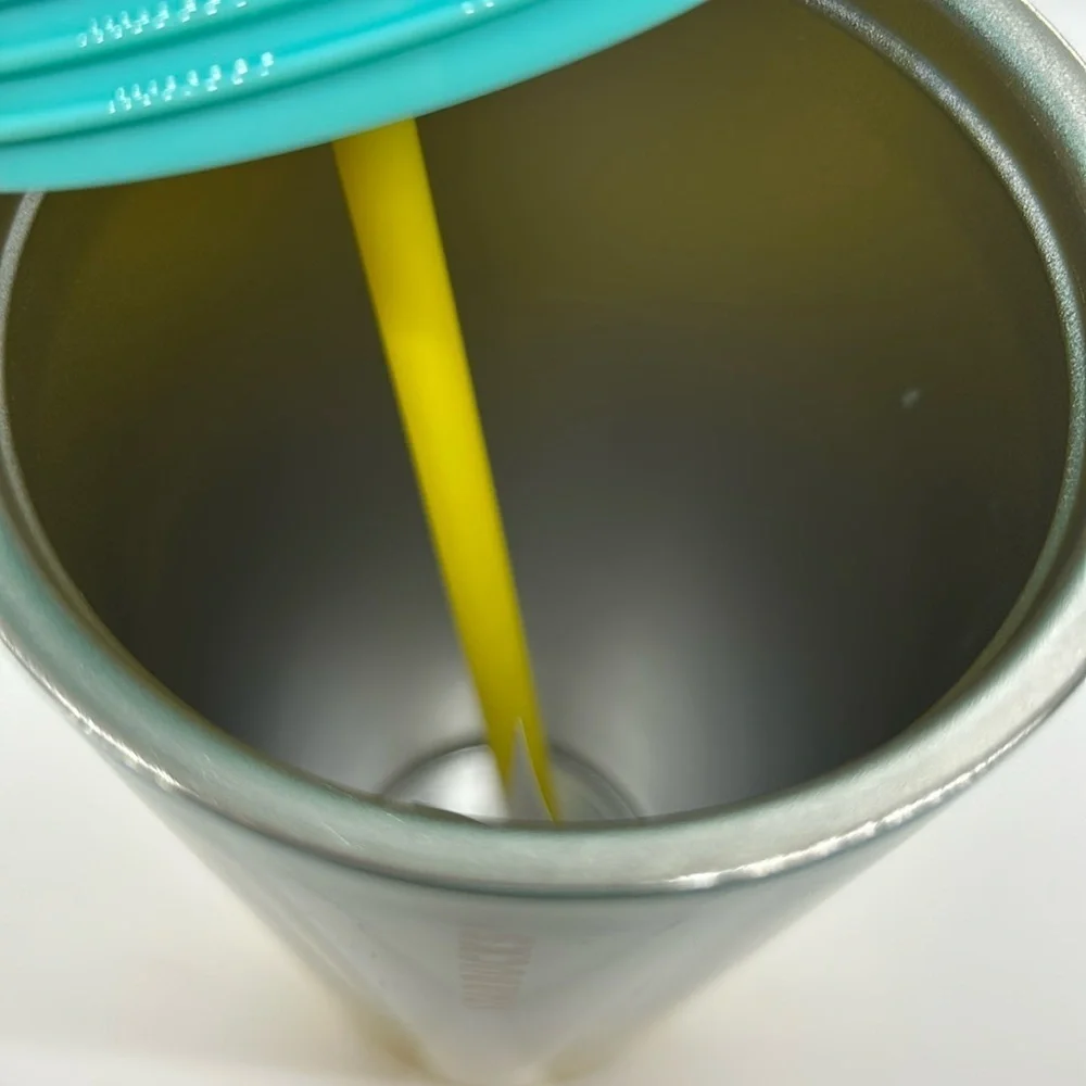 Starbucks Blue and Yellow Ombre Stainless Steel 24oz Cold Cup 2021
